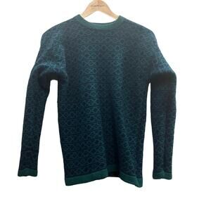 Vintage GAP Lambswool Retro Print Crewneck‎ Sweater